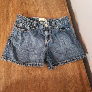 Old Navy Size 12 Kids Dark Wash Jean Shorts 100% Cotton 01/11